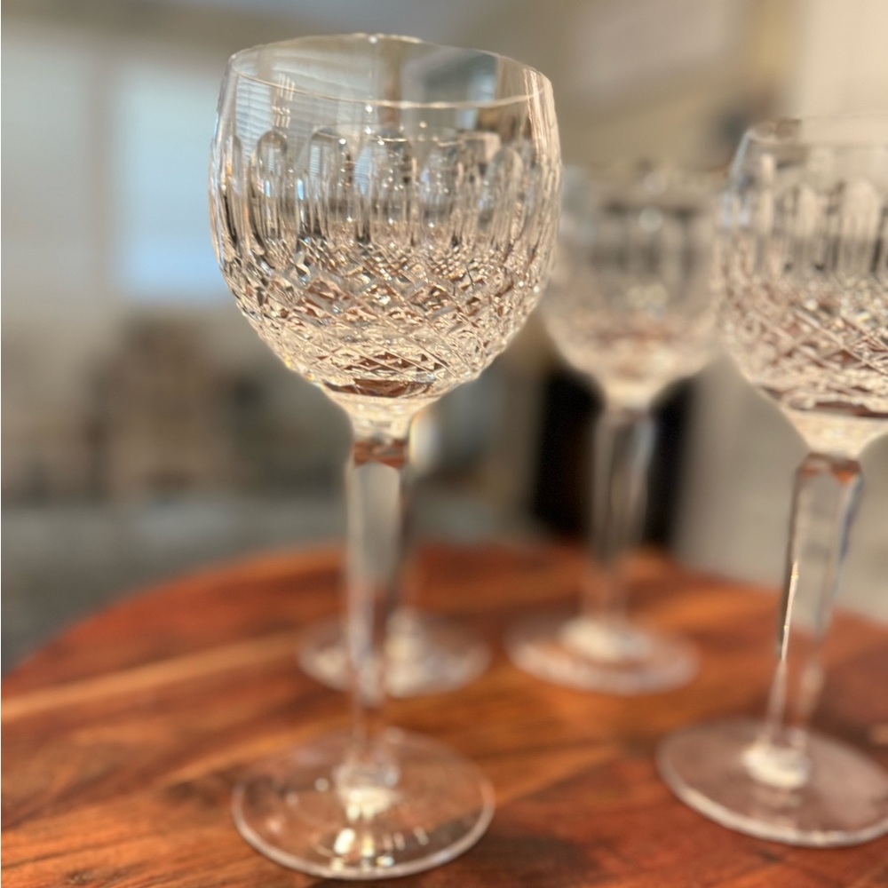 Waterford Crystal Stemware COLLEEN Hock Wine Glasses - Set of Four Vintage - Picture 6 of 15